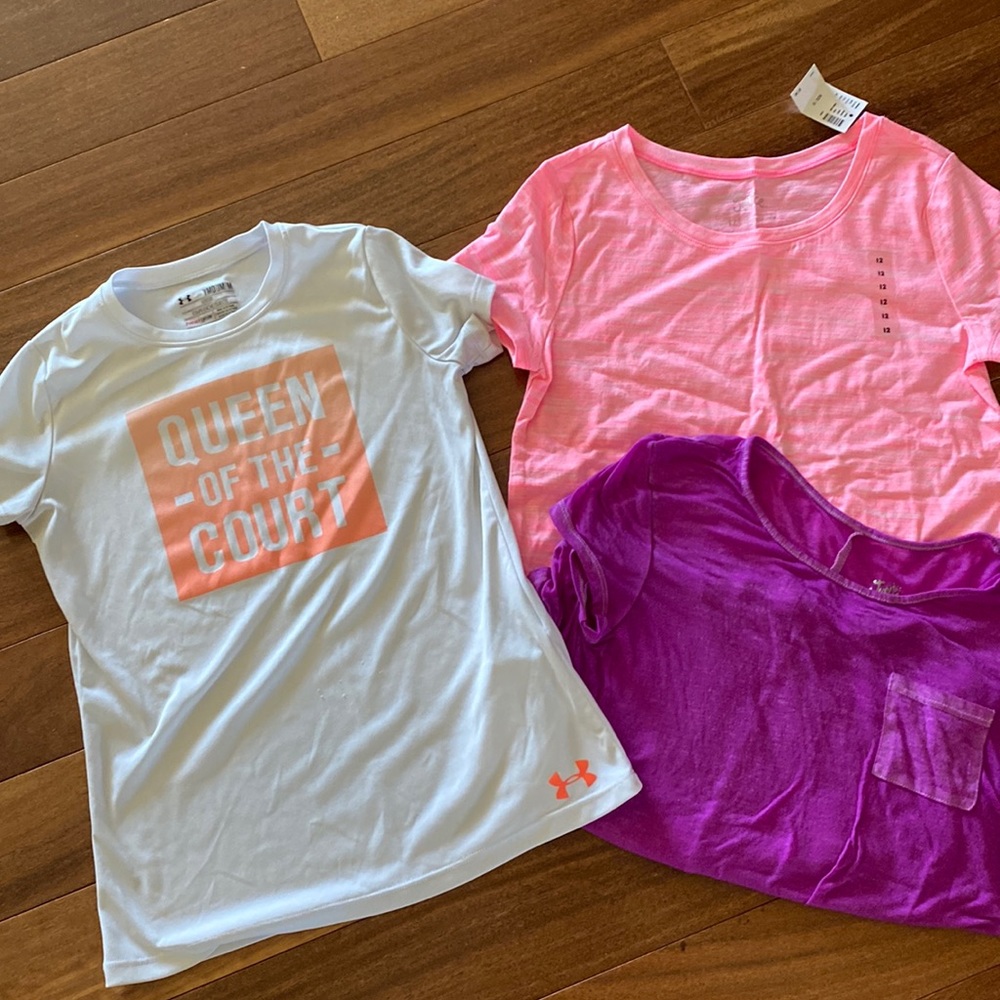 Girls short sleeve tees (3 total)